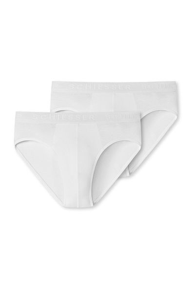 Schiesser Slips 2er-pack Basic Kids Unterhose Unterwäsche Basic Klassisch