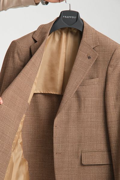 Frappoli Μπουφάν μισής φόδρας με καρό σχέδιο Sports Blazer Mono Collar