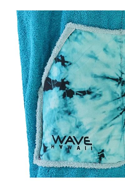 WAVE HAWAII Badeponcho Flyh Bade-poncho Bade-mantel Frottee Damen