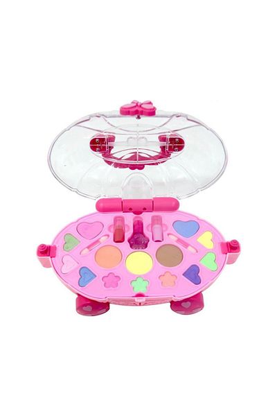 Tıfıl Toys Pink My Little Baby Trolley Makeup Beauty Set