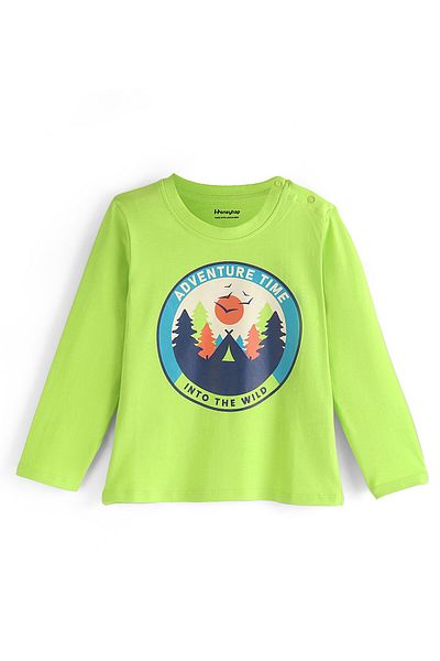 Honeyhap Honeyhap Cotton Bio Finish Mountain Theme Print Full Sleeves Night Suit -Tendor Shoots & Firecracker