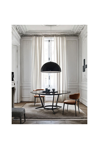 Homelux Pendul Kimberly, 87x87x45 cm, E27, 40 W, negru/alb/argintiu