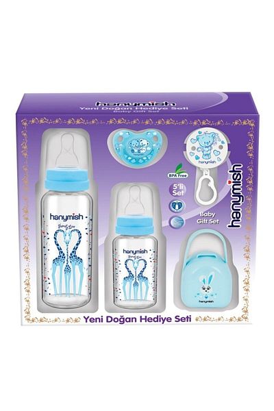 Hanymish Men's Glass Gift Set of 5