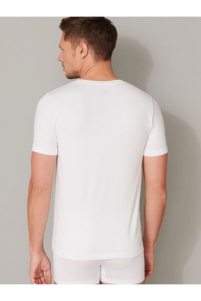 Schiesser T-shirt Long Life Soft T-shirt V-shirt V-neck V-ausschnitt