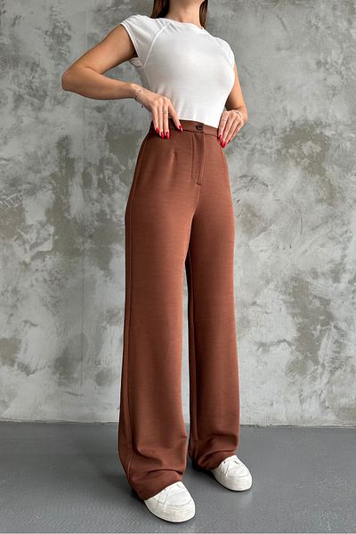 macharel jeans Γυναικείο ψηλόμεσο κλασικό παντελόνι νέας σεζόν