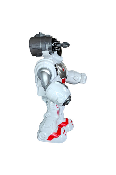 Tıfıl Toys Limon Oyuncak Pilli Işıklı Ok Atan Robot 827-1 Kırmızı