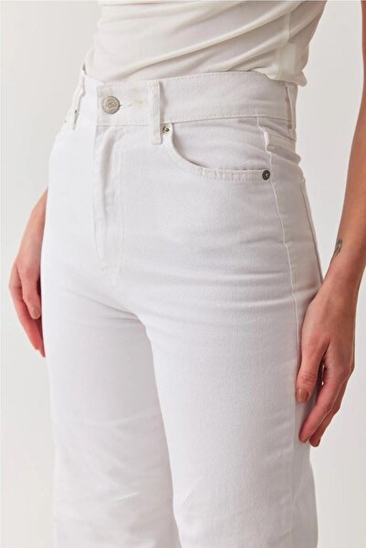 LAMİRA High Waist White Palazzo Pants - Wide Leg (Take by Ask the Seller)