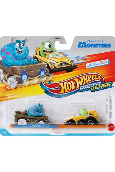HOT WHEELS RaceVerse 2'li Paket HRT55 HRT93 Sulley ve Mike Wazowski