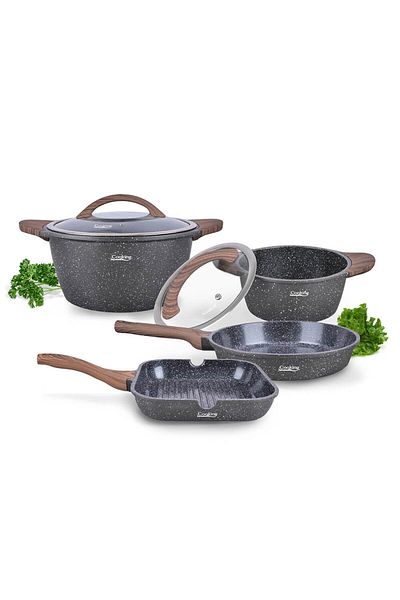 Homelux SET GATIT 6 PIESE ALUMINIU TURNAT, PARIS