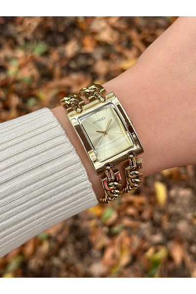 Homies Women's Wrist Watch Steel Band 2 Years Warranty