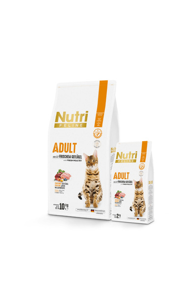 Nutri Canin Nutri Feline Adult Tavuk Etli 10kg Yetişkin Kedi Maması (POULTRY)...
