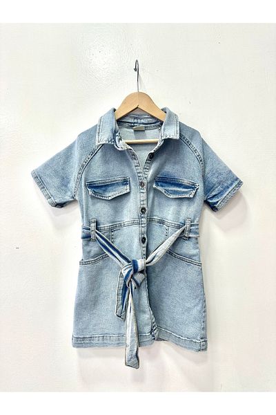 rois Girl's Denim Dress