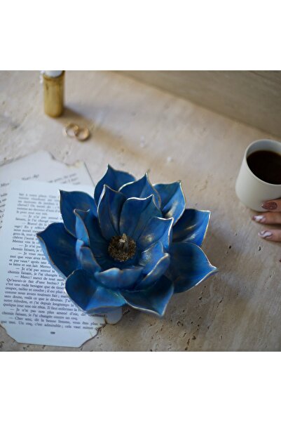 Deart İstanbul Lotus Masa Dekoru Ikili 26x26 Ve 20x20 Cm.