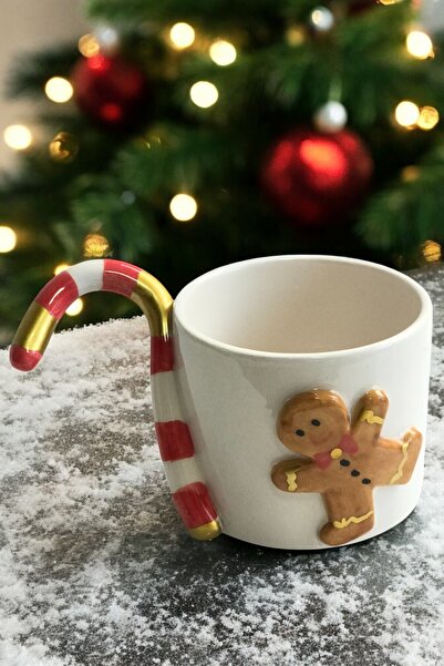 Spica Ceramica Kurabiye Adam, Yılbaşı Modeli El Yapımı Espresso ,türk Kahvesi...