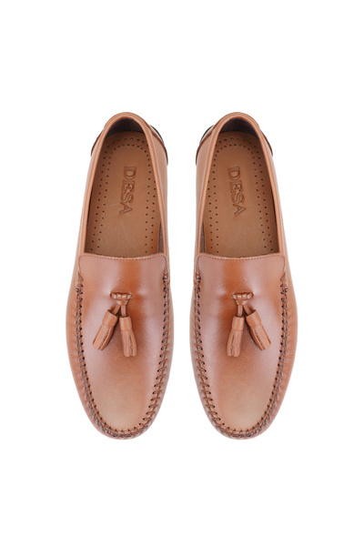 Desa Чоловічі шкіряні мокасини Cralar Taba