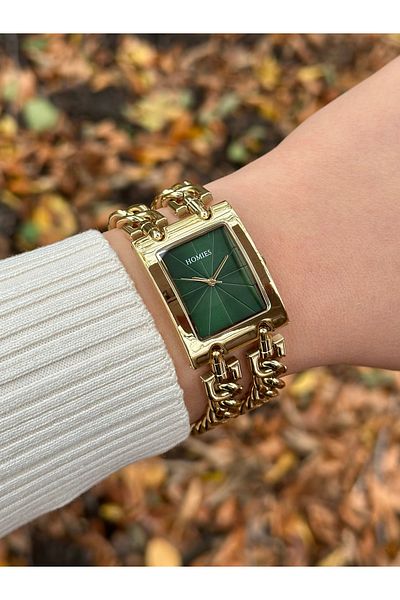 Homies Women's Wrist Watch Steel Band 2 Years Warranty