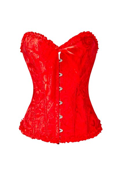 secret night Viktorian Vintage - Adjustable Patterned 1stClass Quality Corset Bustier, Gothic Corset