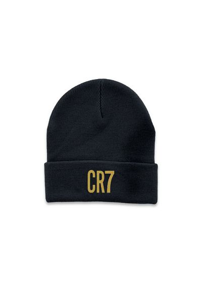 sielta Cristiano Ronaldo 
 Cr7 Gold Printed Women Men Unisex Beanie Cap Hat