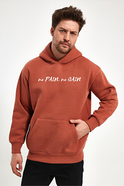 yakamor Unisex Printed Hooded Sweat