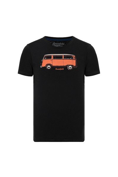 ROUTEFIELD Black Men's T-Shirt Theory