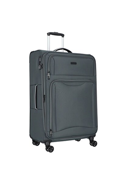 D&N Travel Line 9204 4 Rollen Trolley L 76 Cm Mit Dehnfalte