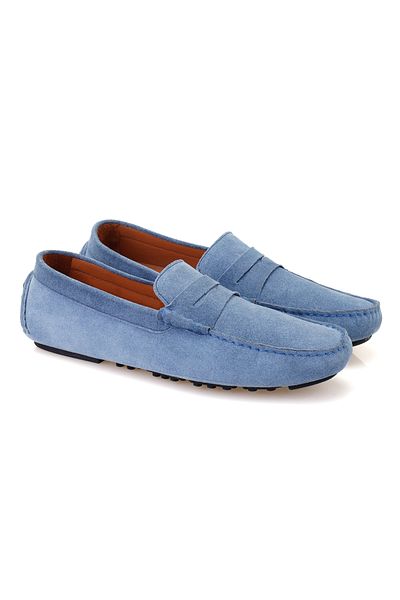 Desa Loafer din piele de căprioară pentru bărbați Akira Blue