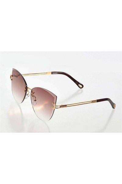 sedustore Women's Luxury Brown Colored Glass Sunglasses - Fashion Eyewear