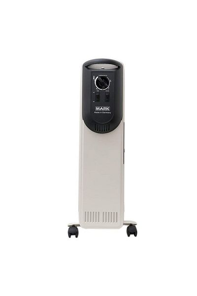 Mark 2500W 230V Quickly Warm 12-Fin Oil Filled Radiator Heater