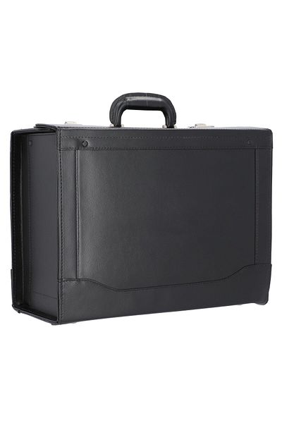 Alassio Leder-Pilot-Hülle 45 cm Laptop-Fach