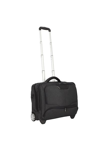 Dermata 44 cm Laptop Fach – 2 Rollen Business Trolley