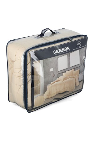 Cannon 3-Piece Premium T215 Cotton Stripe Comforter Set Twin