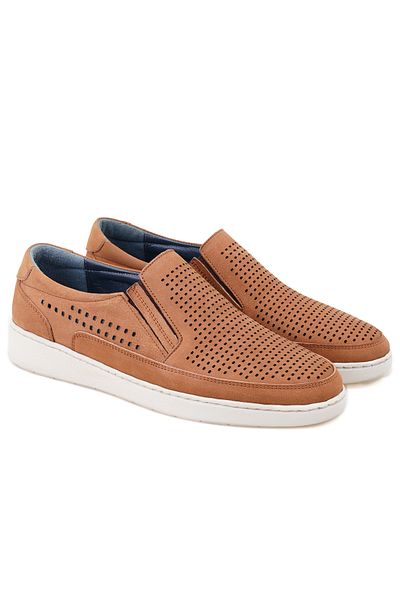 Desa Ανδρικά δερμάτινα casual παπούτσια Aubin Brown