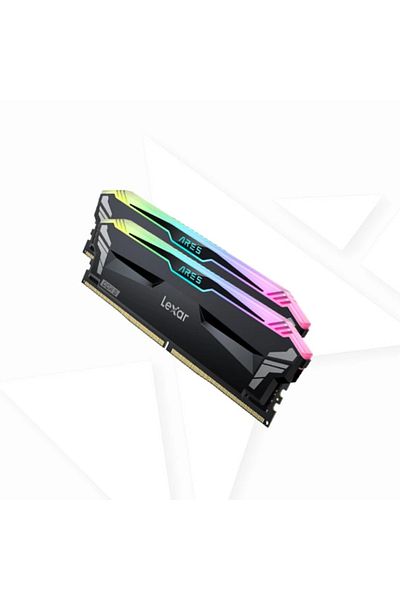 Lexar ذاكرة وصول عشوائي ARES RGB سعة 32 جيجابايت (2x16 جيجابايت) DDR5 بسرعة 7200 ميجاهرتز CL34