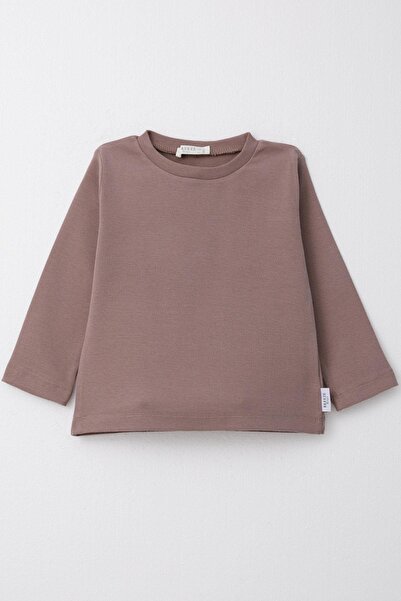 Breeze 1-4 Years Boy Mink Long Sleeve T-Shirt