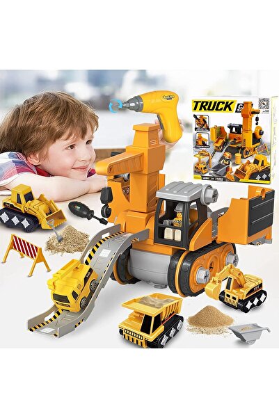 COOYA Take Apart Construction Toys, 4 in 1 Take Apart Truck STEM Building Toys