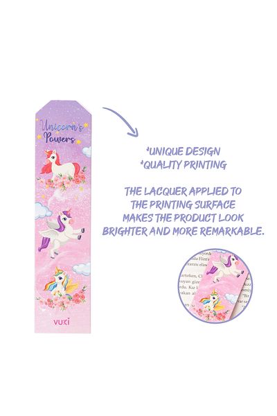 VUKİ Σελιδοδείκτης από χαρτί Unicorn