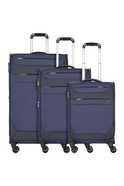 Worldpack Dublin 4 Rollen Kofferset 3-teilig Mit Dehnfalte