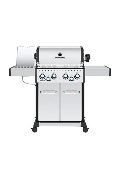 Broil King شواية الغاز المصنوعة من الفولاذ المقاوم للصدأ Baron S 490 IR