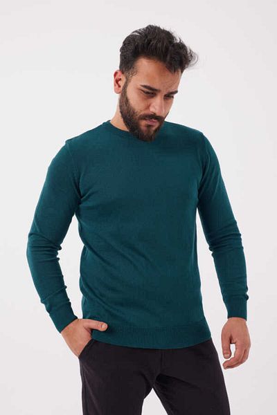 KAPTAN TRİKO Pulover pentru bărbați cu gât crew - bumbac, model 5590