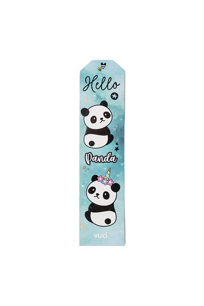 VUKİ Semn de carte din hârtie cu model panda