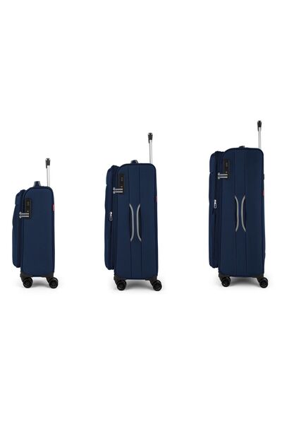 Gabol Zambia 4 tekerlekli bavul seti 3 parçalı genişleme pileli