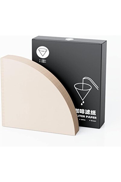 Arabest 50-Pack V60 Pour Over Coffee Filter Papers, Size 02 Natural Brown Dis...