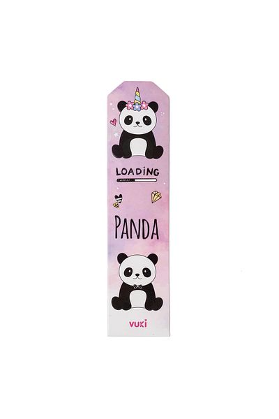 VUKİ Σελιδοδείκτης από χαρτί με σχέδιο Panda