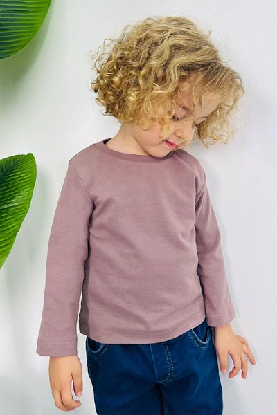 Breeze 1-4 Years Boy Mink Long Sleeve T-Shirt