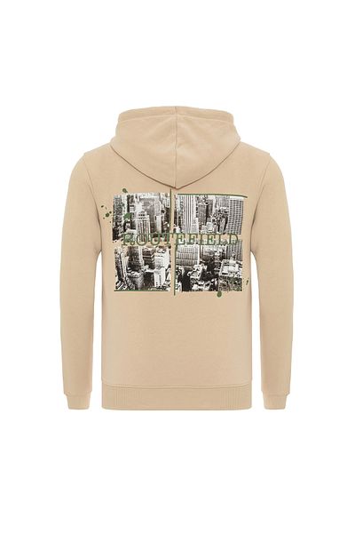 ROUTEFIELD Men's Sweatshirt House Sand Men's Sweatshirt Rfhouse2223