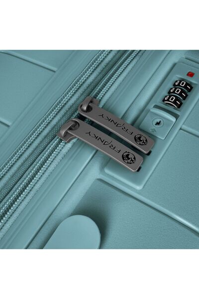 Franky London 4 Rollen Kofferset 3-teilig mit Dehnfalte