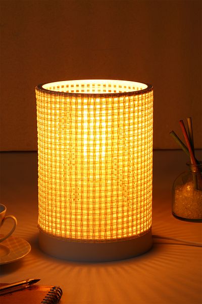 AG LightDesign White Lampshade Bedroom Living Room Modern Decorative Table Lamp