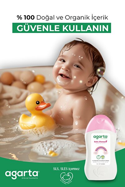 Agarta Doğal Bebek Kız Çocuklarına Özel Bakım Şampuanı 400 ml