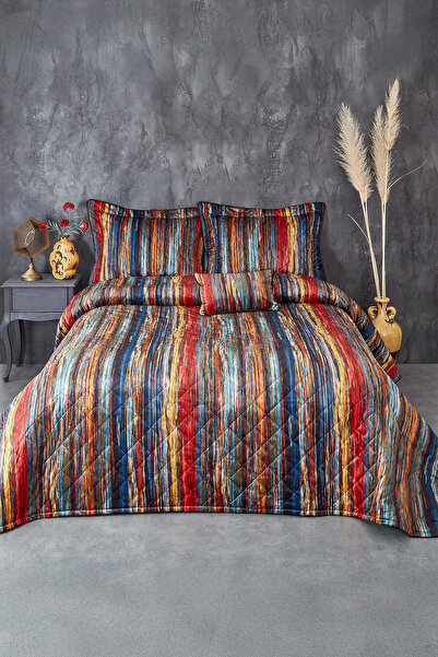 Nazik Home Florida Çift Kişilik Yatak Örtüsü