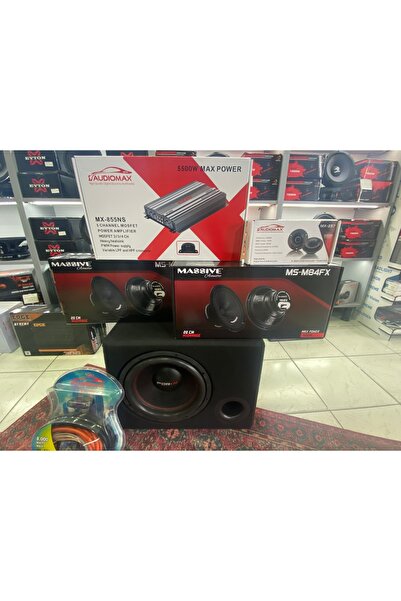DATOR AUDİO PAKET SES SİSTEMİ DMC GARAJ 5 KANAL AMFİ MİDRANGE BAS KABLO SETI ...